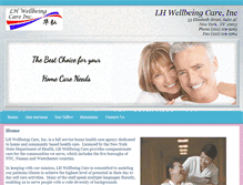 Tablet Screenshot of lh-wellbeing.com